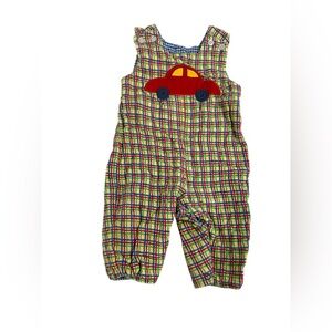 The Bailey Boys Reversible Flannel Yellow Multicolor Plaid Longall Size 3 Months